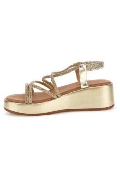 Sandali oro con platform Cafè cost 808814