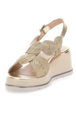 Sandali Oro Con Platform Mariella Burani K11002