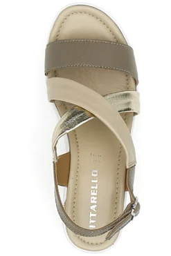 Sandali Oro con Platform Pittarello 191004