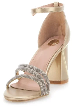 Sandali Oro con Tacco Le Havre Paris 233