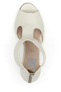 Sandali Panna Con Tacco Ampio Pittarello Love 519