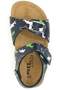 Sandali Pitt Kids 47327 Navy Squali