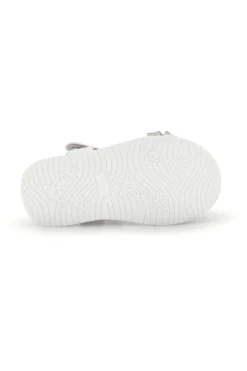 Sandali primi passi bianchi con strass a farfalla Pitt kids 392620S