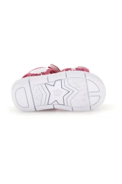 Sandali rosa con chiusura a strappo Superga S63S820