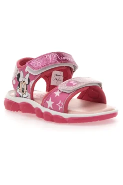Sandali rosa con luci e stampa Minnie Mouse 17MN3N08L