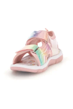 Sandali rosa con strappi e luci Unicorno S8010214S