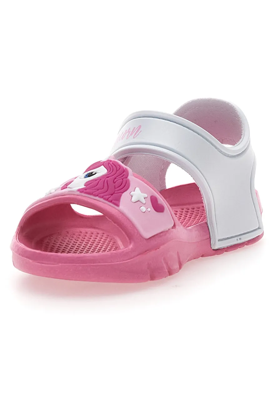 Sandali Rosa e Bianchi e Strappo Unicorn S8010071