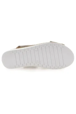 Sandali Taupe Sling-back Con Elastici Pittarello 90046
