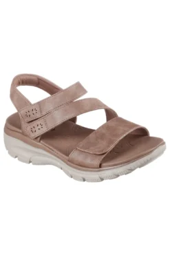Sandali Taupe Vegan Skechers EASY GOINGALL DAY CHIC