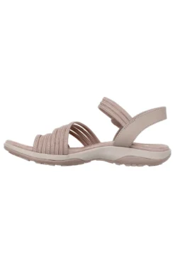 Sandali Vegan Taupe Skechers Reggae Slim Coffee Run