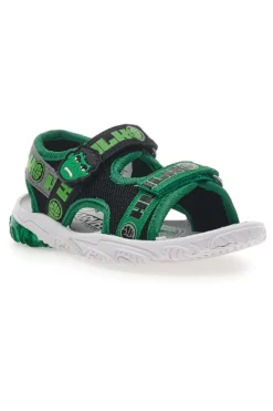 Sandali Verdi Con Luci e Strappi regolabili Avengers Hulk R1010234