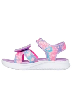 Sandali Viola con Farfalla sulla tomaia SKECHERS JUMPSTERS SANDAL - BUTTERFLY BRITES