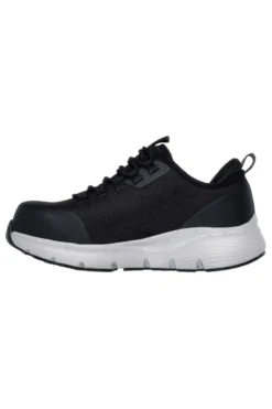 Scarpe Antinfortunistica Nere e Grigie Skechers Work Slip-Resistant: Arch Fit - Ebinal S3 SRC