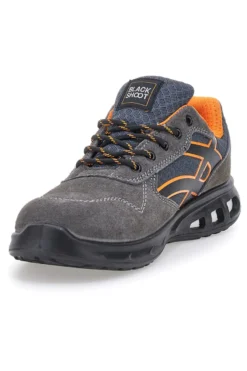 Scarpe antinfortunistiche basse grigie S1P antiscivolo Black shoot YL-5068-2 S1P