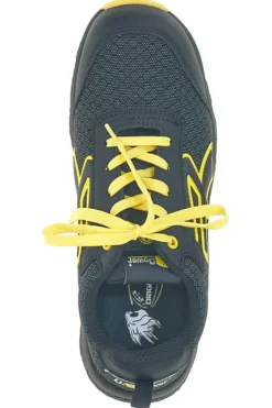 Scarpe antinfortunistiche da uomo nere gialle basse U. Power Maverick S3S CI HI HRO FO SR ESD