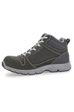 Scarpe antinfortunistiche grigie in pelle Diadora Run Mid S3S FO SR ESD