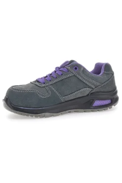 Scarpe antinfortunistiche grigio viola in pelle Sevenoaks PK23163 S1 P FO SR