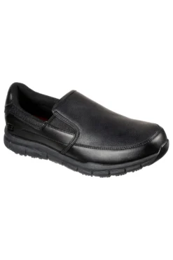 Scarpe Antinfortunistiche Nere SKECHERS Work Relaxed Fit: Nampa - Groton OB FO SRC