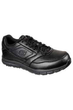 Scarpe Antinfortunistiche Nere SKECHERS Work Relaxed Fit - Nampa OB SRC FO