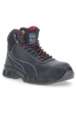 Scarpe antinfortunistiche nere S3L ESD F0 SR Puma Condor Black Mid