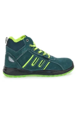 Scarpe antinfortunistiche verdi inserti fluo S1P Blue energy BS 90 S1P SR