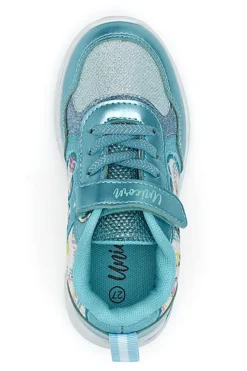 Scarpe azzurre con luci e strappo Funicorn S8010199T10