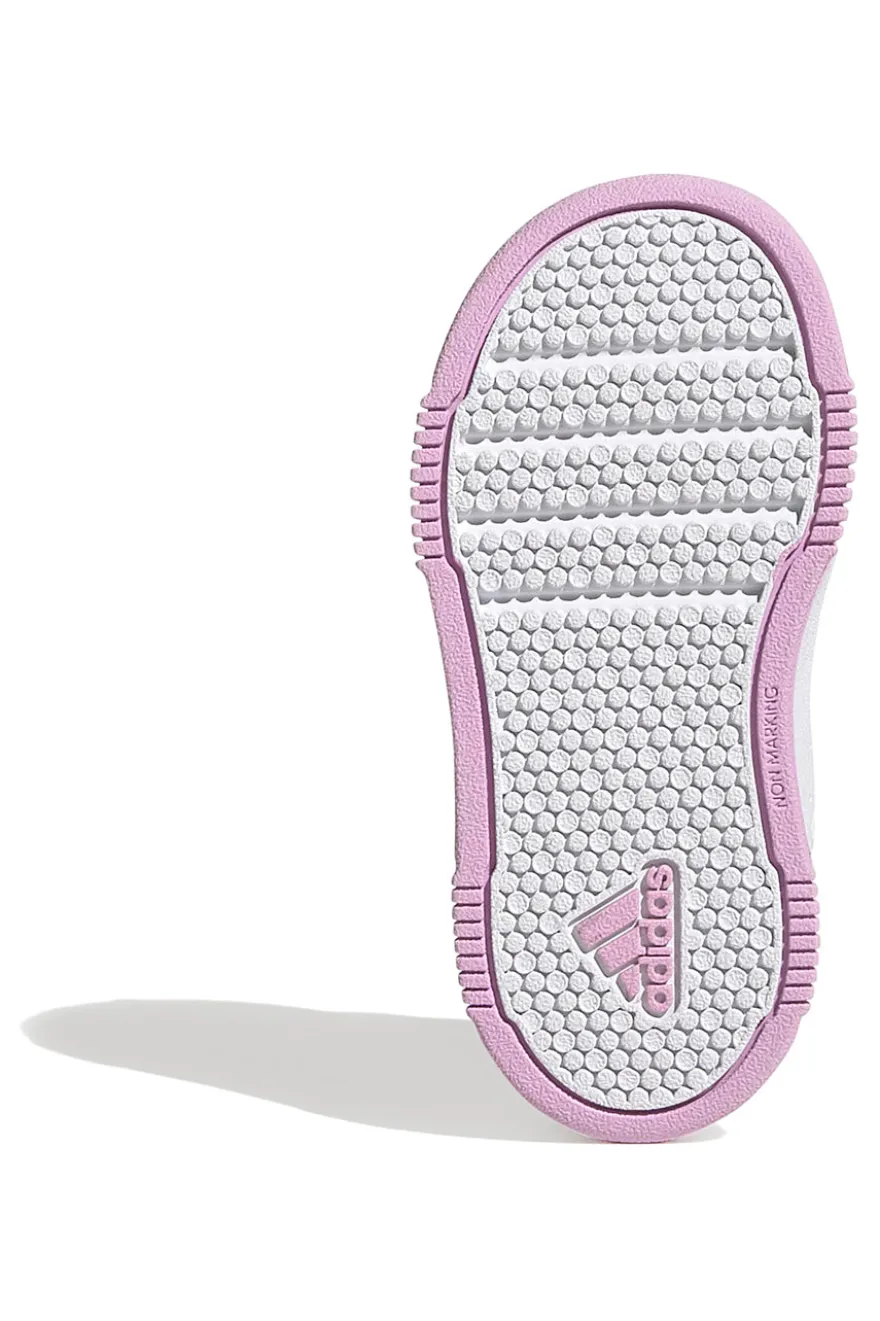 Scarpe bianche con dettagli pastello e chiusura a strappo Adidas Tensaur Sport 2 CF I