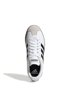 Scarpe bianche con strisce nere punta rinforzata Adidas VL Court Base