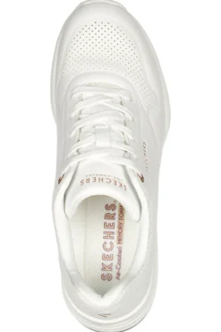 Scarpe bianche con zeppa e suola Air Skechers Million Air Elevated Air