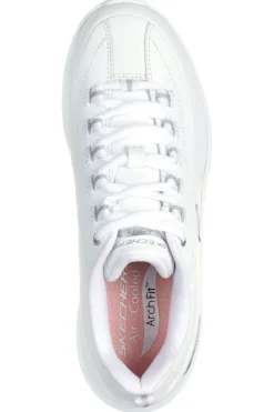 Scarpe bianche in pelle con supporto plantare Arch Fit Skechers ARCH FIT 2.0 STAR BOUND