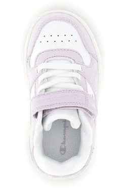Scarpe bianche lilla con chiusura a strappo Champion RD18 Bubble G TD