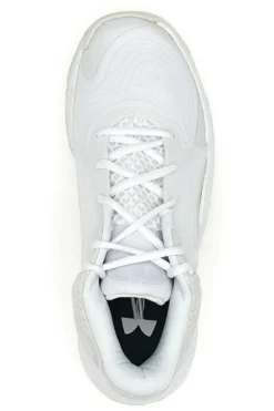 Scarpe bianche mid-cut da basket Under Armour Spawn 6 Mid