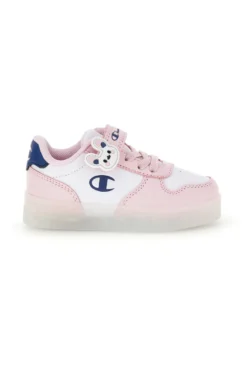 Scarpe bianche rosa con luci Champion GLW G TD