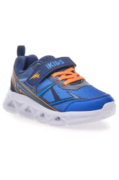 Scarpe blu con luci e strappo Pitt kids 11562