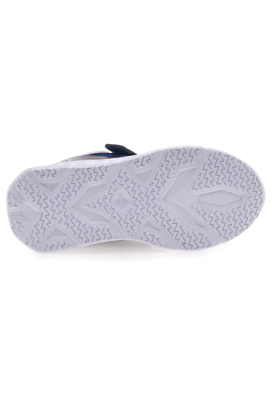 Scarpe blu con luci e strappo Pitt kids 11562