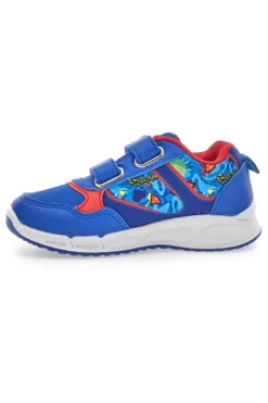 Scarpe blu e rosse con luci e doppio strappo Superman W1030028T