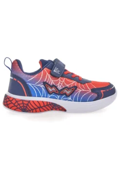 Scarpe blu e rosse con luci e strappo Pitt kids 11570