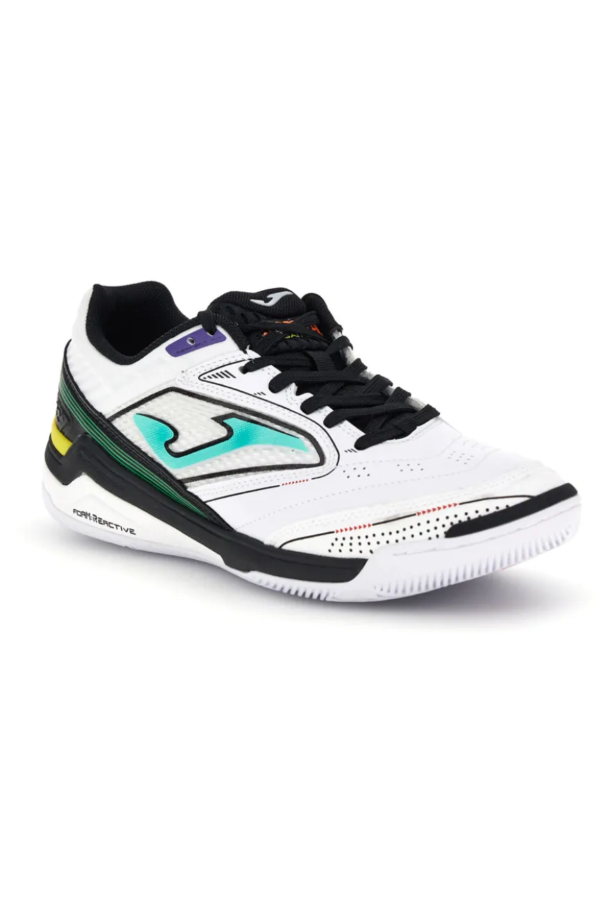 Scarpe calcetto indoor bianche con mesh traspirante e suola gomma Joma Gambeta 2602