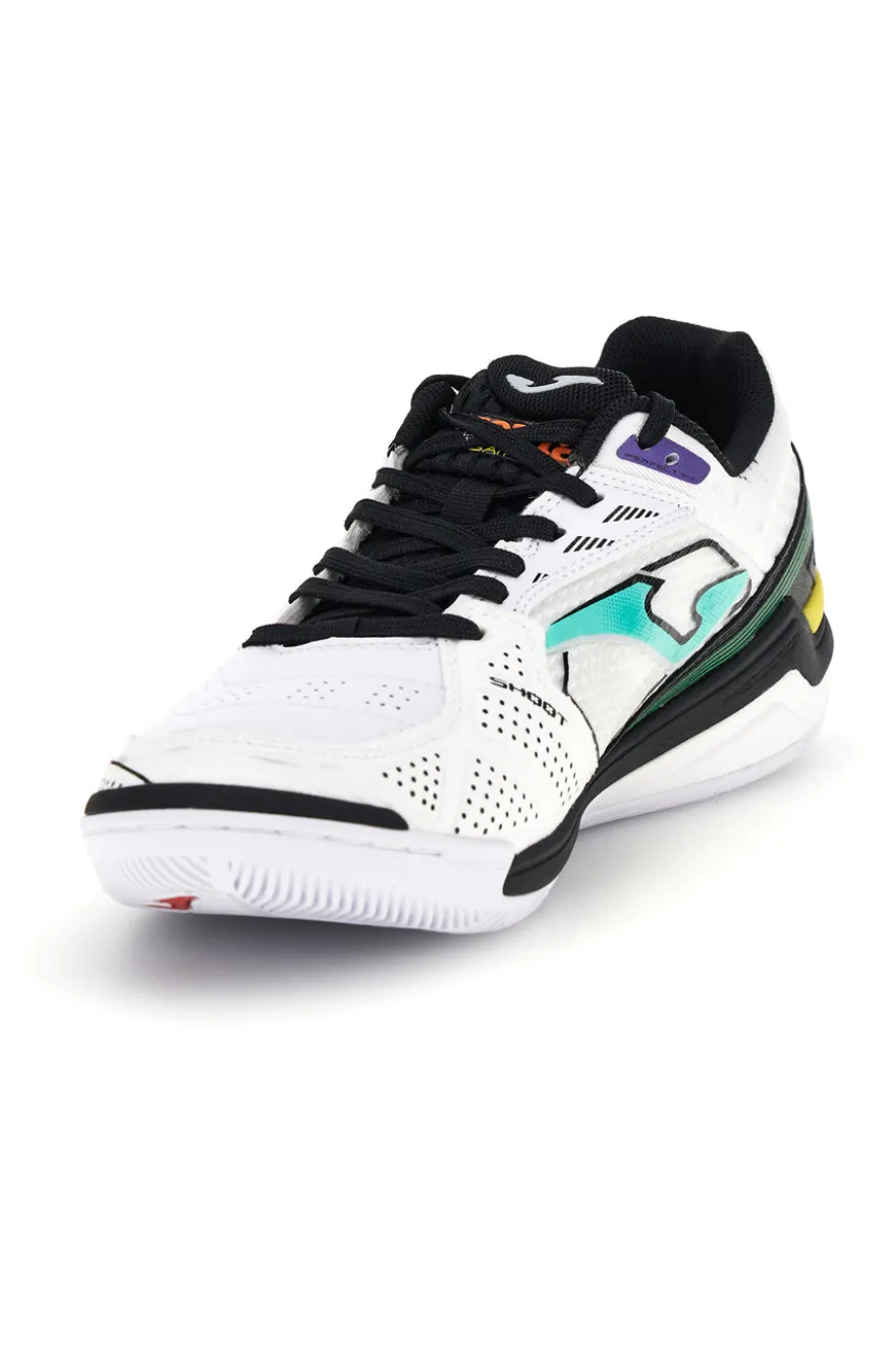 Scarpe calcetto indoor bianche con mesh traspirante e suola gomma Joma Gambeta 2602