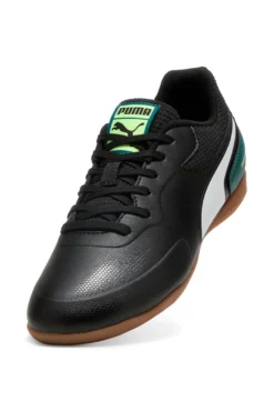 Scarpe calcetto nere con suola indoor Puma Truco III Jr