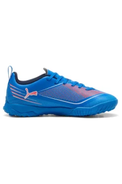 Scarpe calcio blu leggere con grip Puma Ultra 6 Play TT Jr