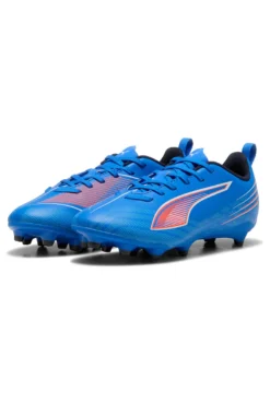 Scarpe calcio junior blu in materiale sintetico Puma Ultra 6 Play FG/AG Jr