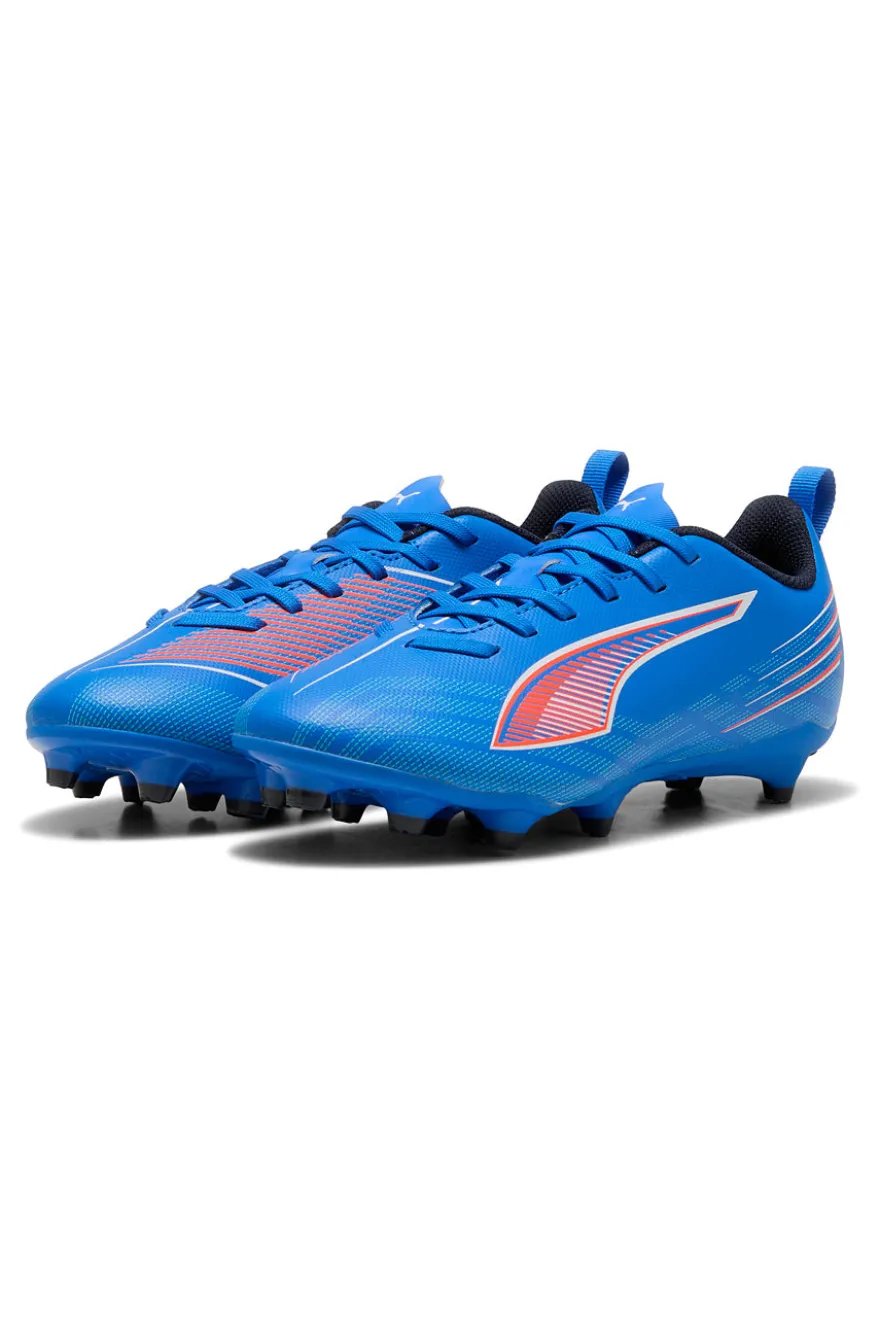 Scarpe calcio junior blu in materiale sintetico Puma Ultra 6 Play FG/AG Jr