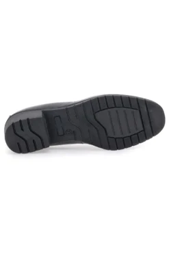 Scarpe comode nere in pelle con tacco basso e memory foam Pittarello 11574