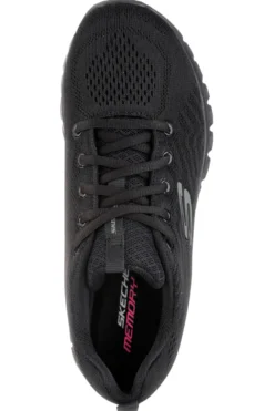Scarpe da Allenamento Nere con Tomaia in Skech Knit Mesh SKECHERS Graceful - Get Connected