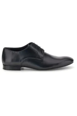 Scarpe da ballo blu con suola in cuoio stringate Mr.dance 1720P