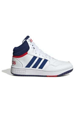 Scarpe da Basket Adidas Hoops Mid 3 K Bianche e Blu