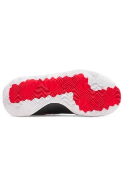 Scarpe da basket rosse e nere con suola bianca Under Armour GS Jet '25