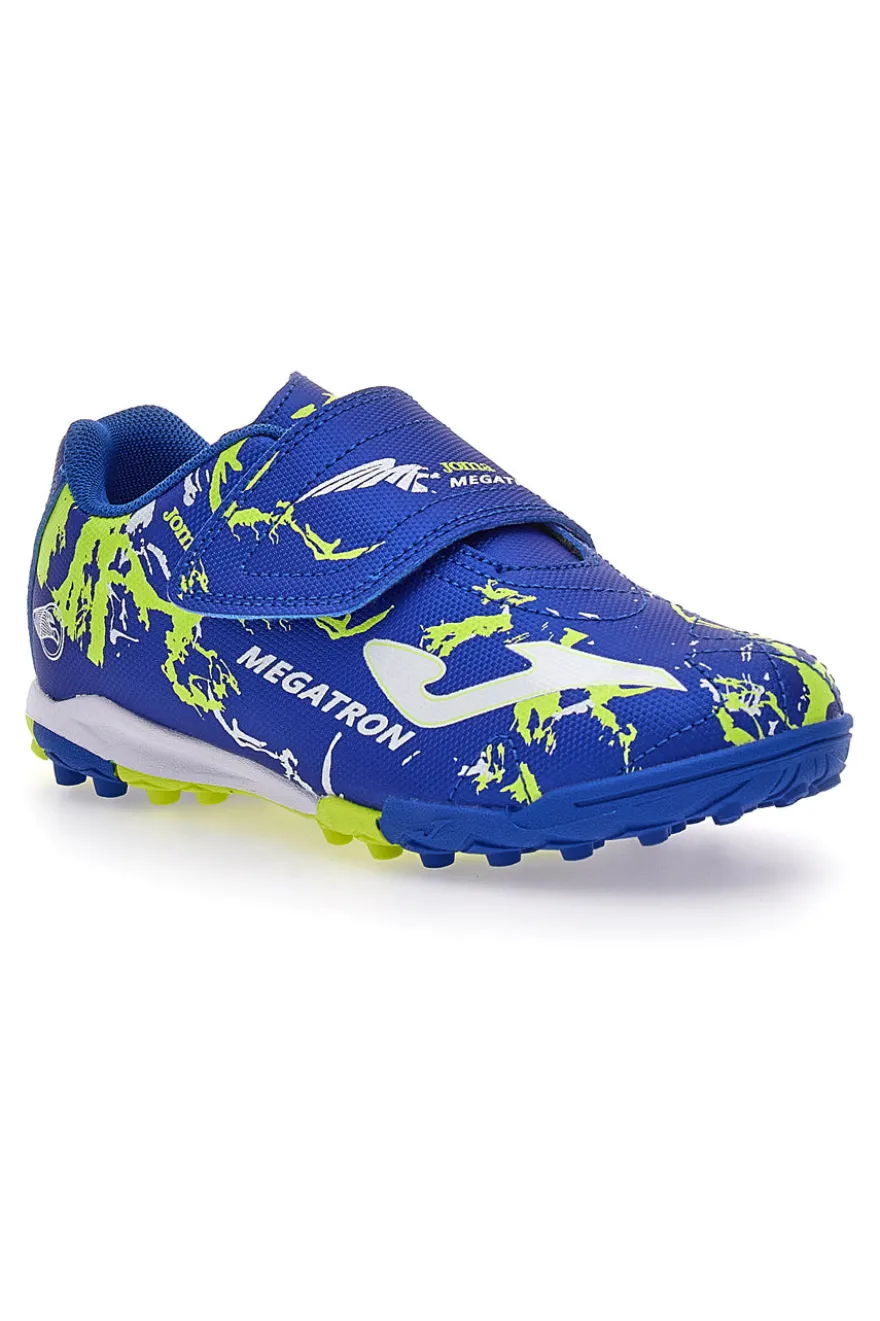 Scarpe da Calcetto Blu Con Strappo Joma Megatron Jr 2404