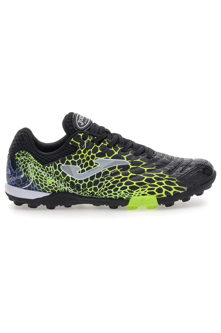 Scarpe da calcetto nere con dettagli fluo Joma Maxima 2531